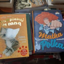 Książki ze szkolnej biblioteki