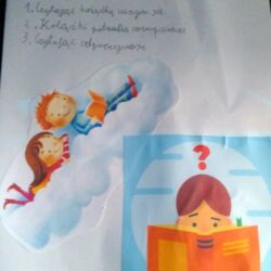 Plakaty promujące czytanie wykonane przez uczniów