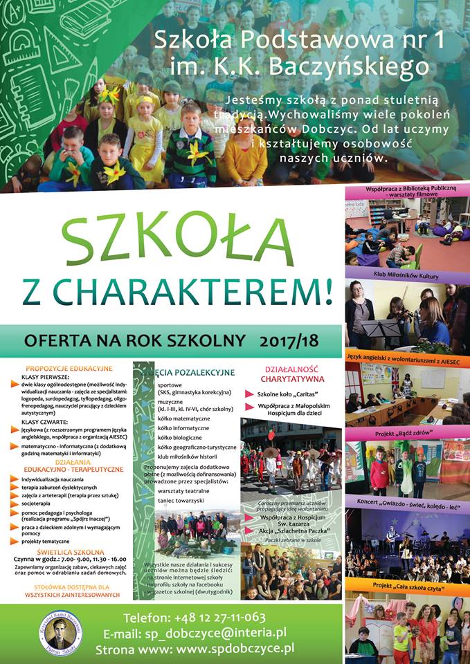 Oferta na rok szkolny 2017\18