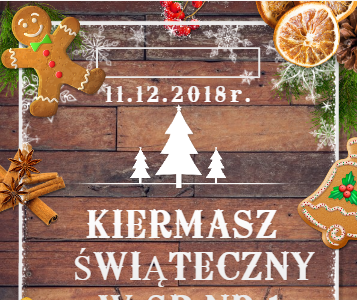 Kiermasz świąteczny organizowany przez wolontariuszy naszej szkoły