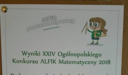 OGÓLNOPOLSKI KONKURS ALFIK MATEMATYCZNY