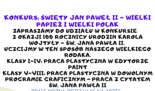 Zapraszamy do udziału w konkursie!