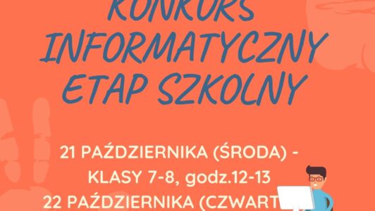 Konkurs Informatyczny BÓBR-etap szkolny