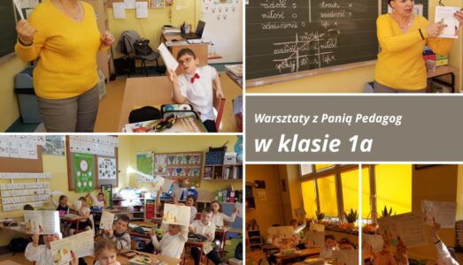 Wizyta Pani Pedagog  w klasie 1a