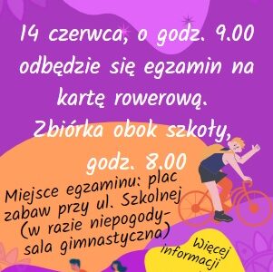 Karta rowerowa-pierwsze prawo jazdy!