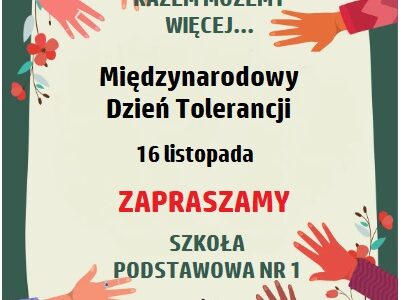 Dzień tolerancji w naszej szkole-16.11.22 r.