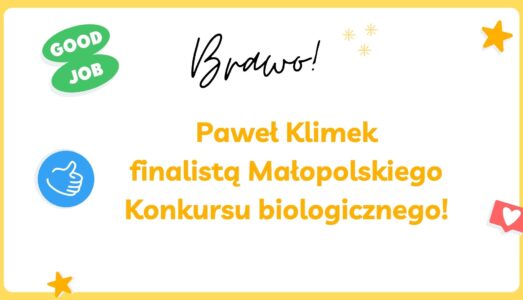 Finalista Małopolskiego Konkursu Biologicznego!