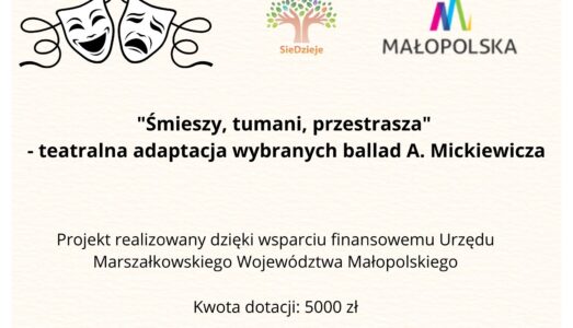 Projekt pn. „Śmieszy, tumani, przestrasza”