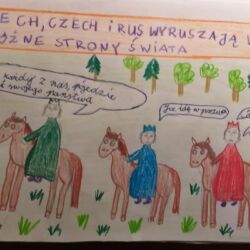 Praca metodą intersemiotyczną w klasie 4a