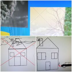 Plakaty ekologiczne w wykonaniu uczniów klas piątych