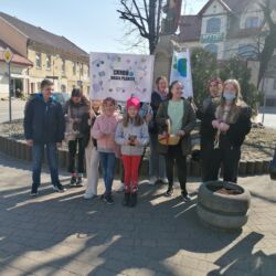 Happening zorganizowany przez uczniów Samorządu Szkolnego