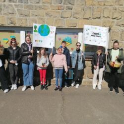 Happening zorganizowany przez uczniów Samorządu Szkolnego