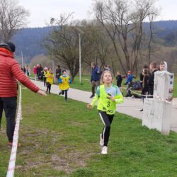 Nasi uczniowie na Powiatowych Zawodach Biegowych w Myślenicach