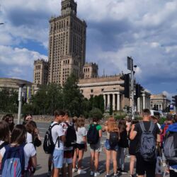 Nasi uczniowie na wycieczce w Warszawie