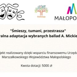Uczniowie w przedstawieniu ,,Świtezianka"